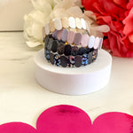 Charger l’image dans la galerie Bracelet en cuir marqueterie 4 coloris noir