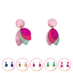 Charger l’image dans la galerie Boucles d'oreilles Pétales en cuir 5 coloris