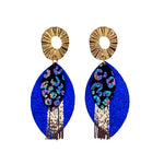 Charger l’image dans la galerie Boucles d'oreilles en cuir Plume 5 coloris