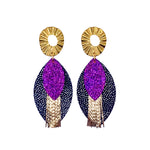 Charger l’image dans la galerie Boucles d'oreilles en cuir Plume 5 coloris