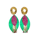 Charger l’image dans la galerie Boucles d'oreilles en cuir Plume 5 coloris