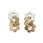 Charger l’image dans la galerie Boucles d’oreilles 3 Marguerites en cuir 6 coloris