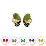 Charger l’image dans la galerie Boucles d'oreilles puces Papillons en cuir 8 coloris E26
