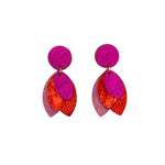 Charger l’image dans la galerie Boucles d'oreilles Pétales en cuir 8 coloris