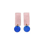 Charger l’image dans la galerie Boucles d'oreilles Rectangle en cuir 7 coloris