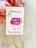 Charger l’image dans la galerie Pin's en cuir Girlpower