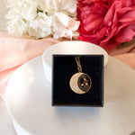 Charger l’image dans la galerie Collier en cuir Lune 2 coloris