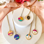 Charger l’image dans la galerie Collier en cuir Lune 2 coloris