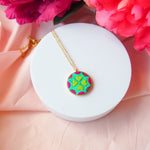 Charger l’image dans la galerie Collier en cuir Lucky vert