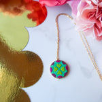 Charger l’image dans la galerie Collier en cuir Lucky vert
