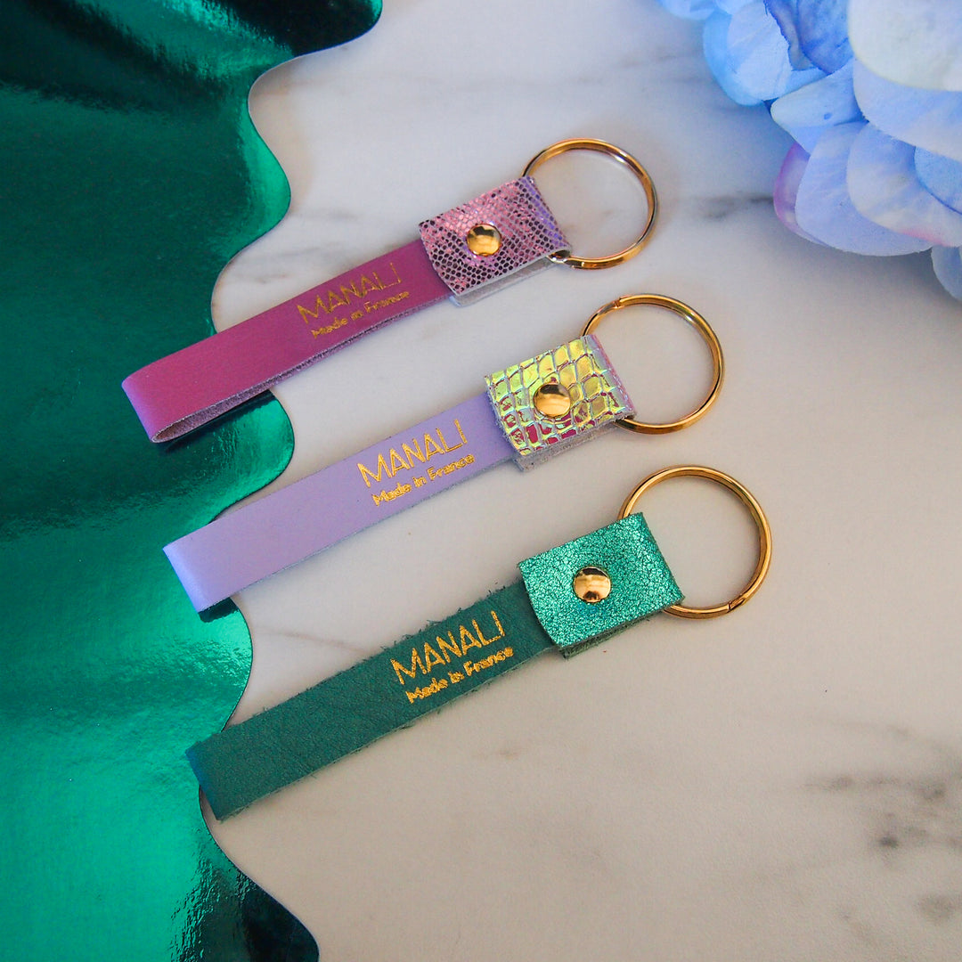 Porte-clés sirène turquoise