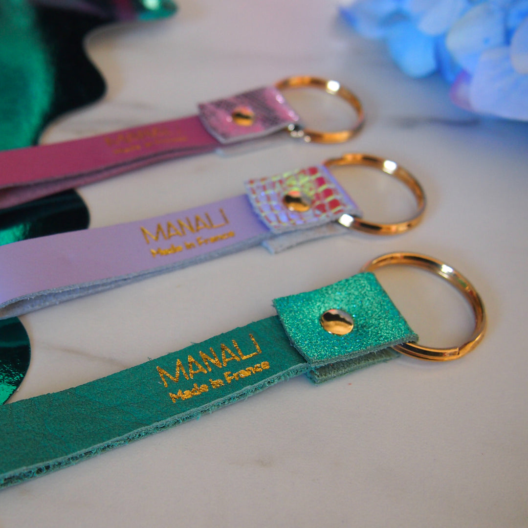 Porte-clés sirène turquoise