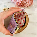 Charger l’image dans la galerie Pochette en cuir rose
