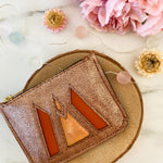 Charger l’image dans la galerie Pochette en cuir orange
