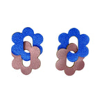 Charger l’image dans la galerie Boucles d’oreilles 2 Marguerites en cuir 5 coloris