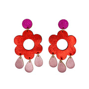 Boucles d’oreilles Marguerites en cuir 5 coloris