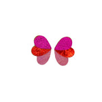 Charger l’image dans la galerie Boucles d'oreilles puces Papillons en cuir 8 coloris E26