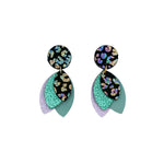 Charger l’image dans la galerie Boucles d'oreilles Pétales en cuir 8 coloris