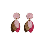 Boucles d'oreilles Pétales en cuir 8 coloris