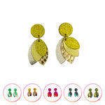 Charger l’image dans la galerie Boucles d'oreilles Pétales en cuir 8 coloris