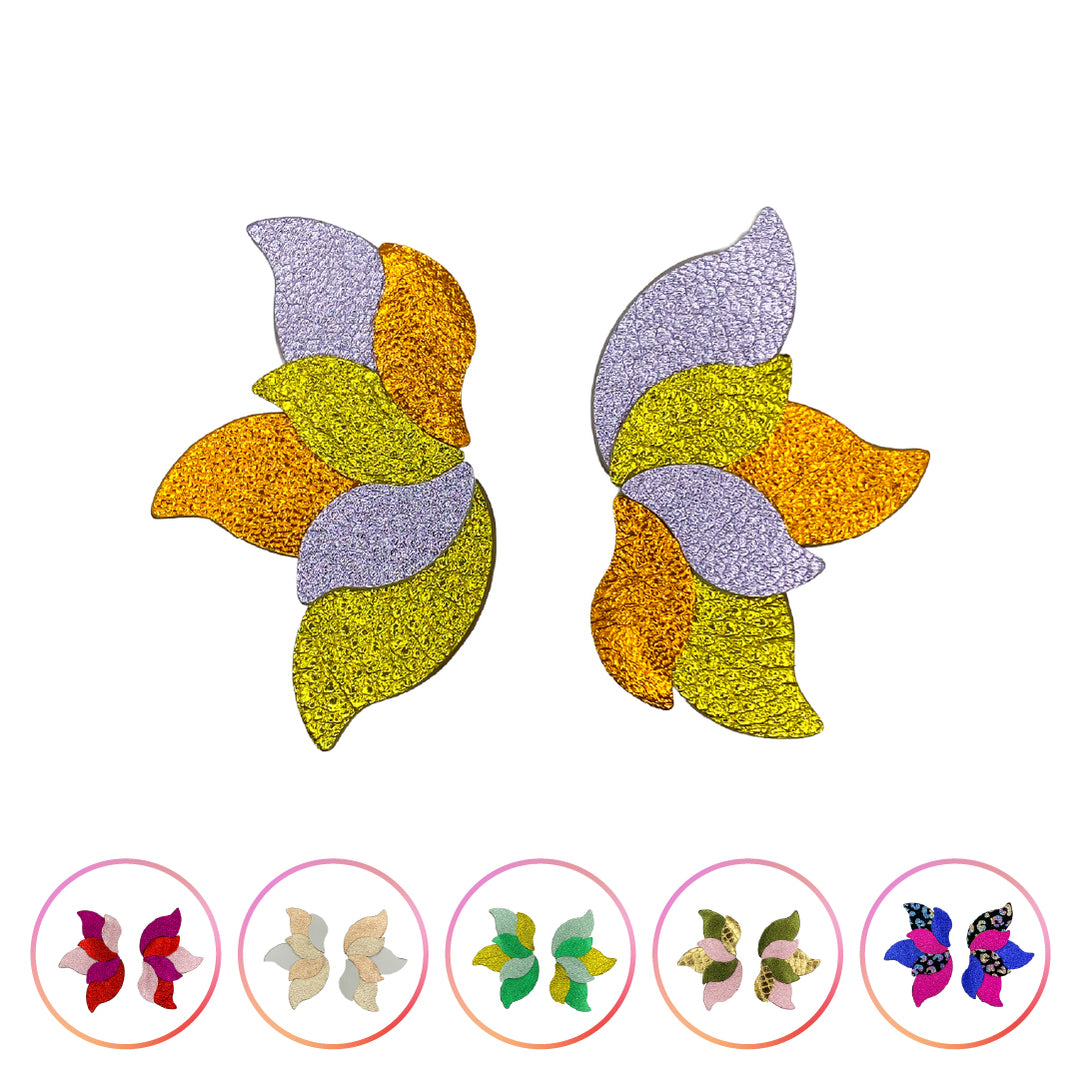 Boucles d’oreilles El grande Sol en cuir 6 coloris