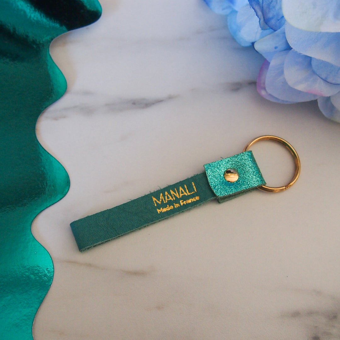 Porte-clés sirène turquoise