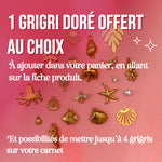 Charger l’image dans la galerie Carnet en cuir rechargeable • marron fleuri