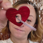 Charger et lire la vidéo dans la galerie, Boucles d’oreilles 2 Coeurs en cuir 3 coloris